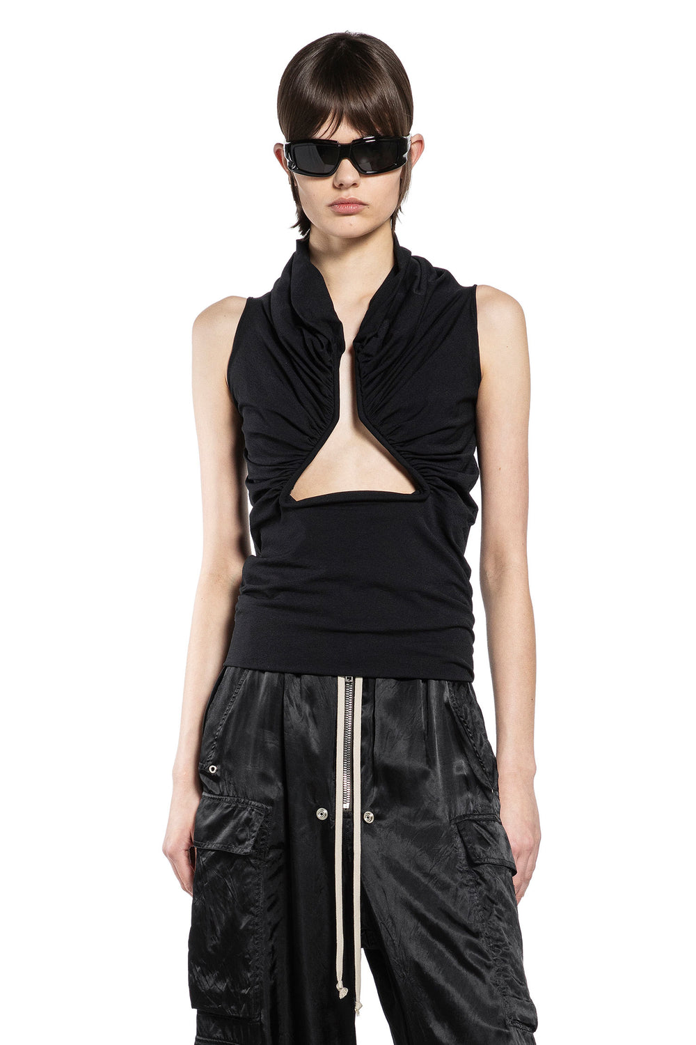 RICK OWENS Temple Jersey SS Prong woman