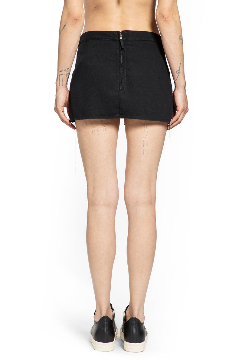 Temple Fog Cutoff Mini Skirt In Wool