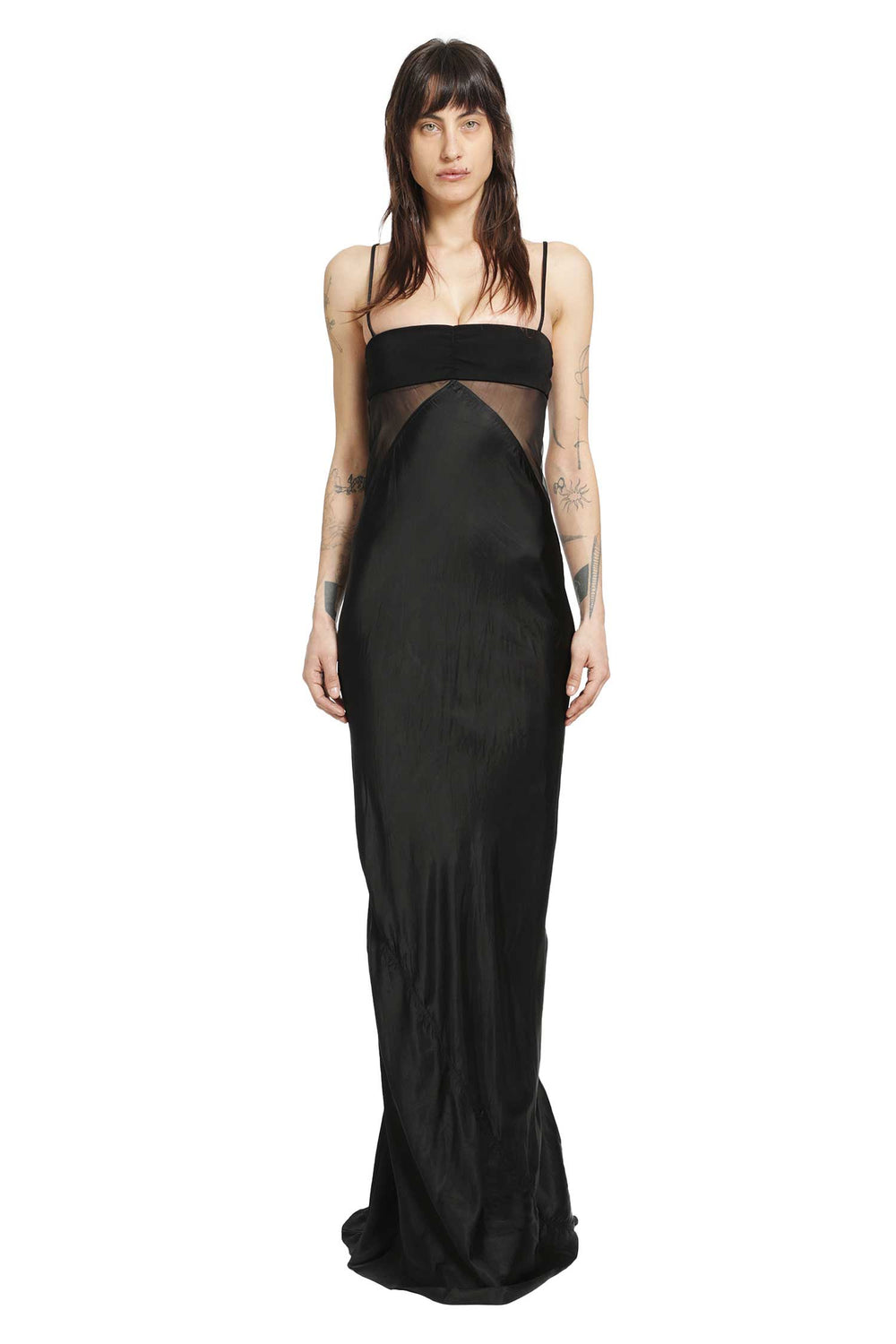 RICK OWENS Temple Combo Slip Gown woman