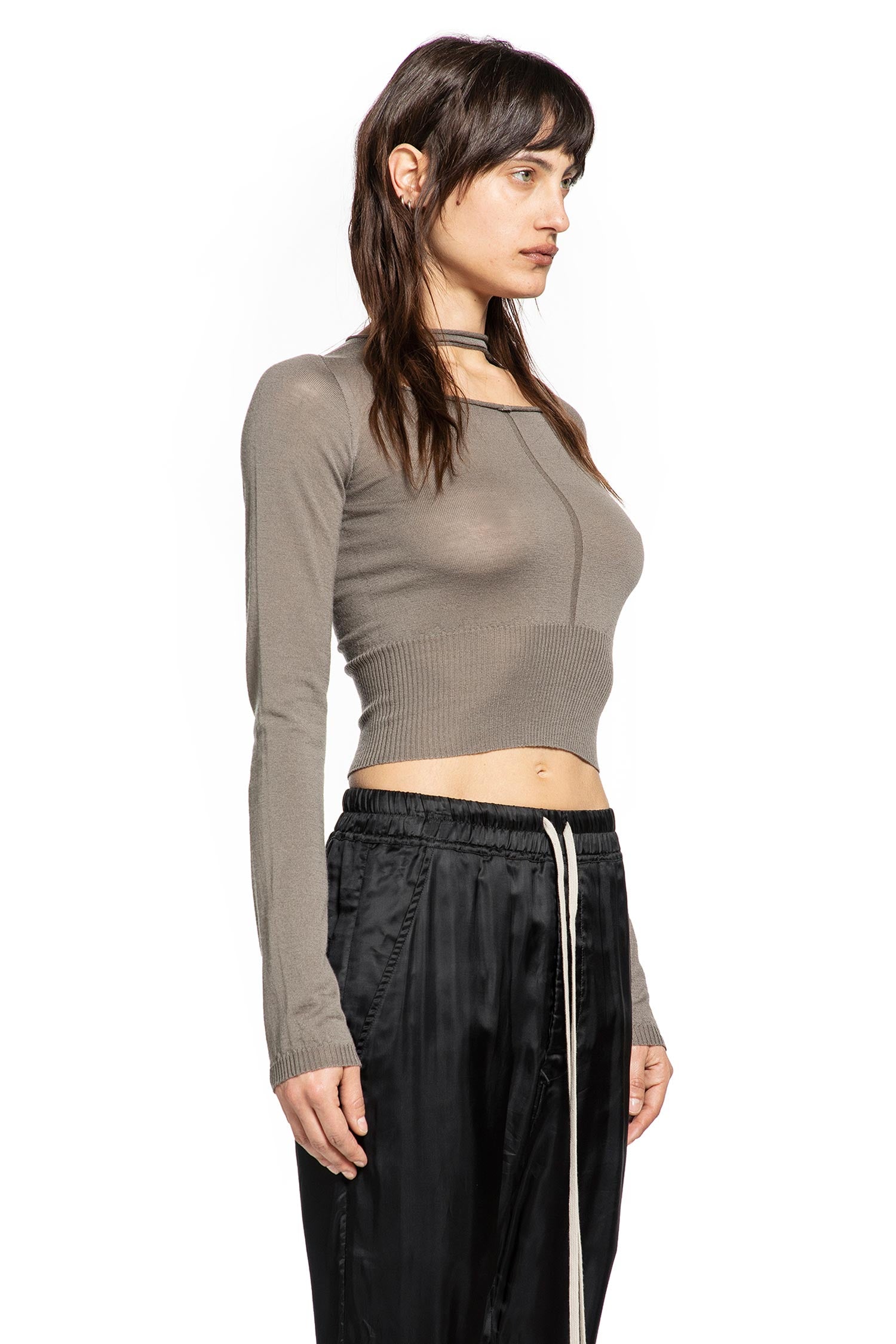 Temple Cropped Pull In Wool
