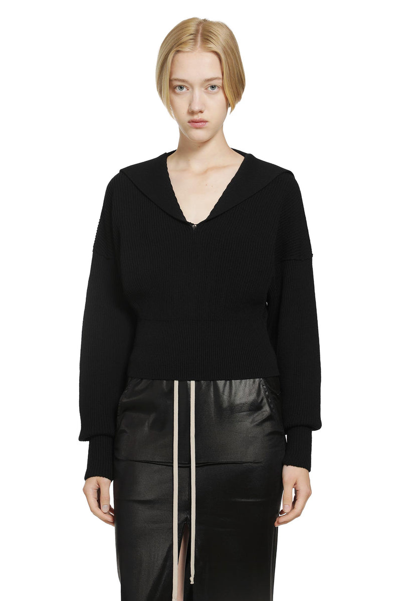RICK OWENS Temple Dracu Cropped V woman