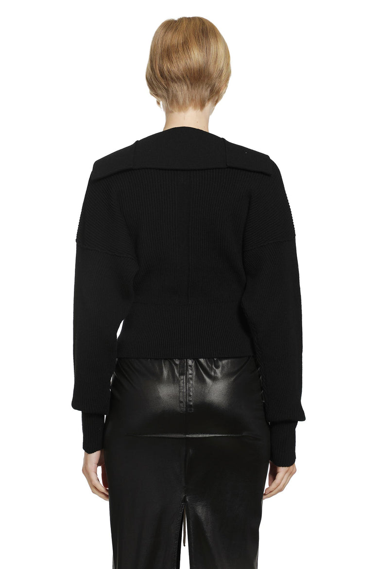 RICK OWENS Temple Dracu Cropped V woman
