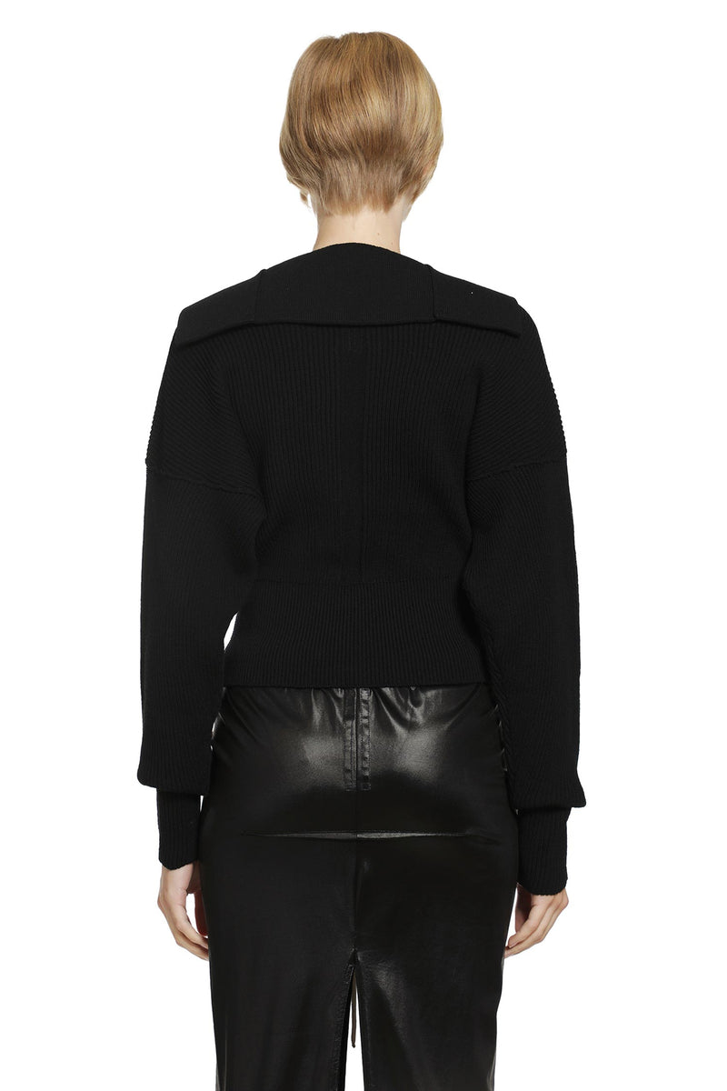 RICK OWENS Temple Dracu Cropped V woman