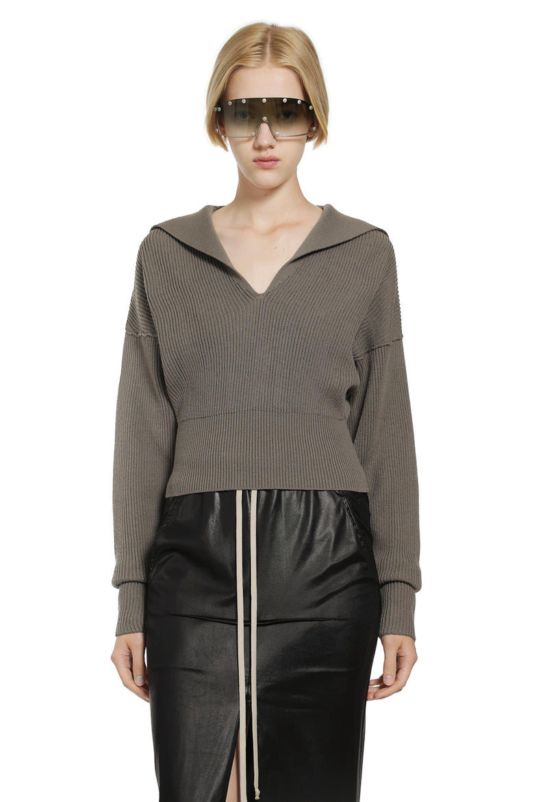 RICK OWENS Temple Dracu Cropped V woman