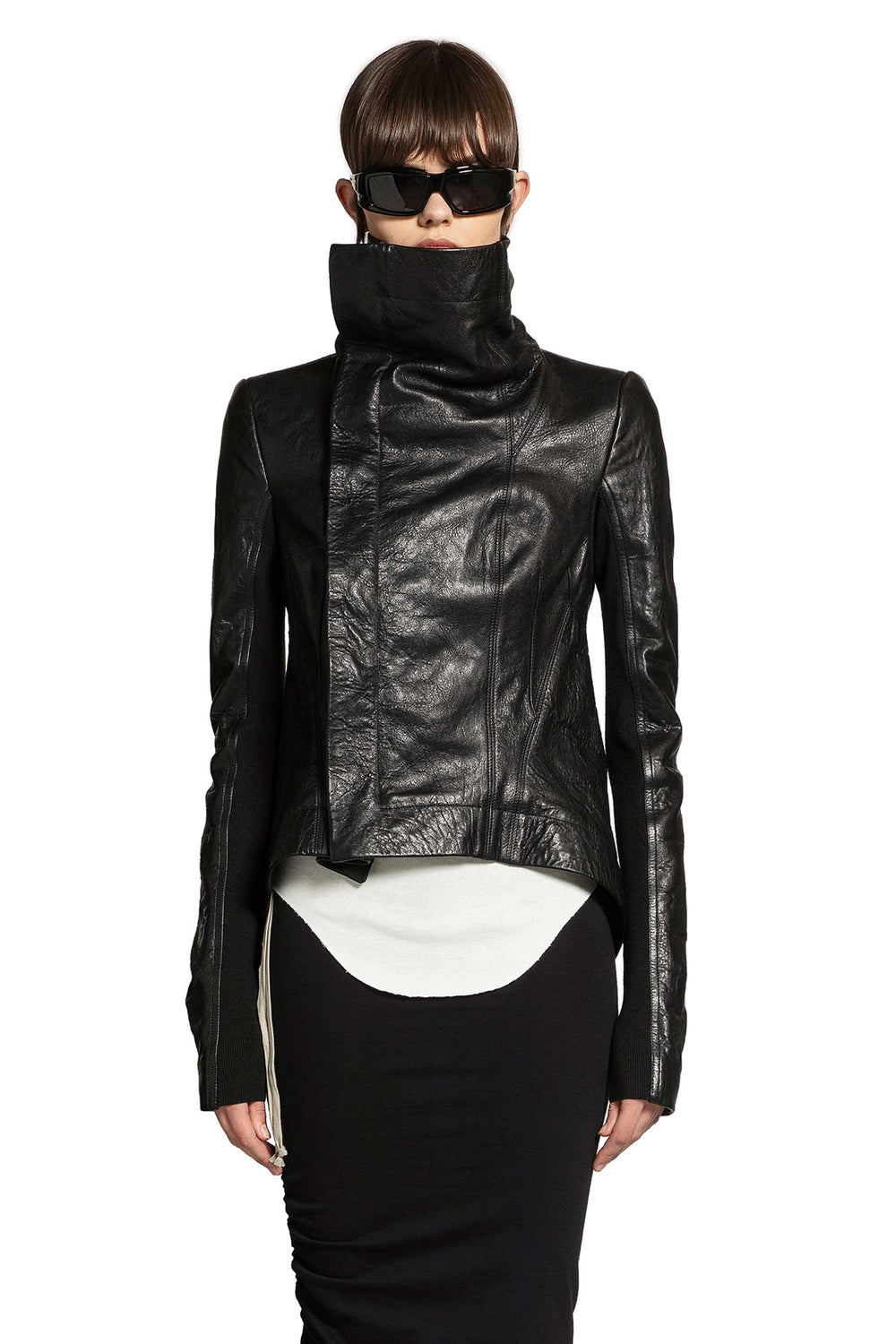 RICK OWENS Temple Naska Biker Jacket woman