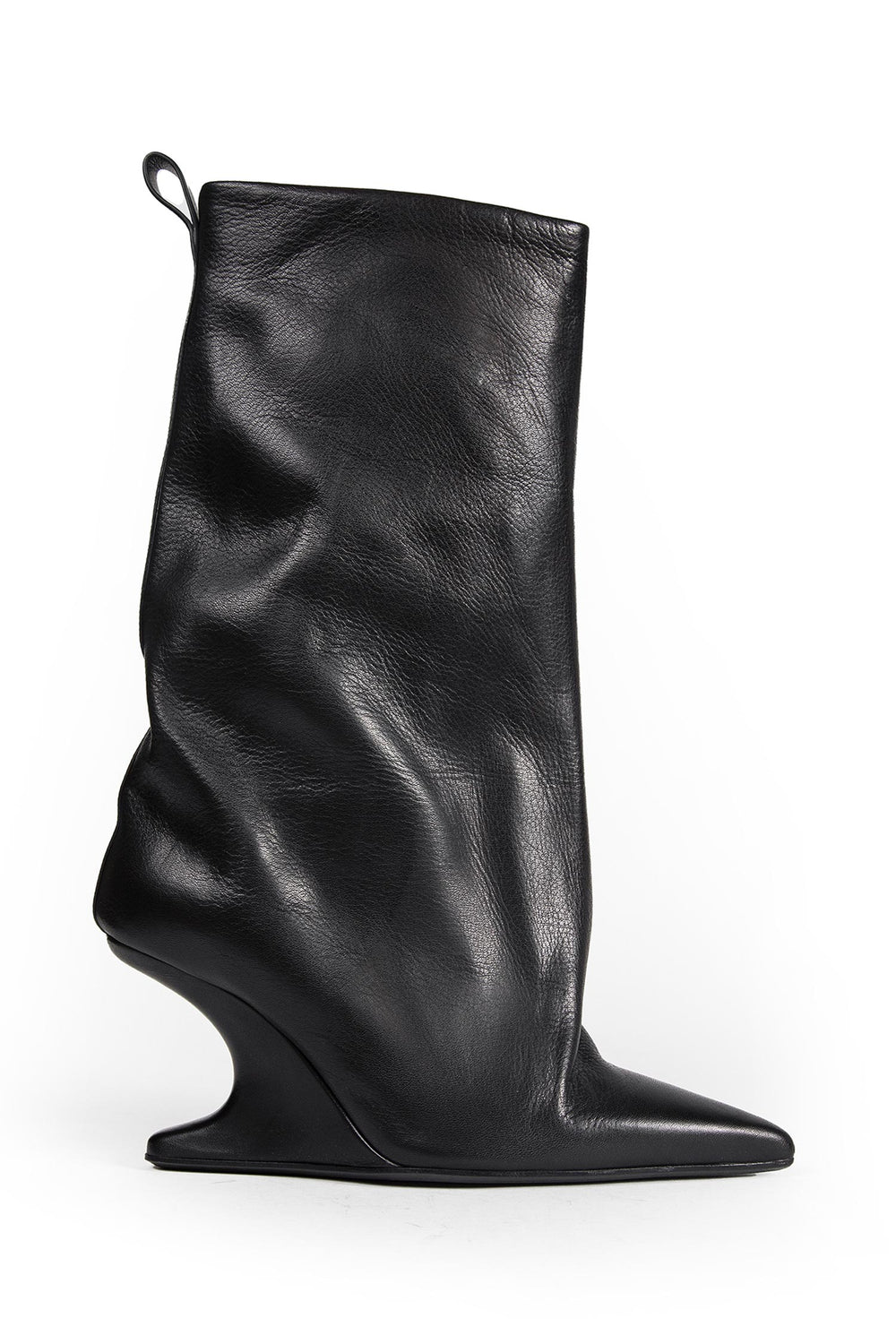 RICK OWENS Temple Cantilever 8 Sharp Flared Boots woman