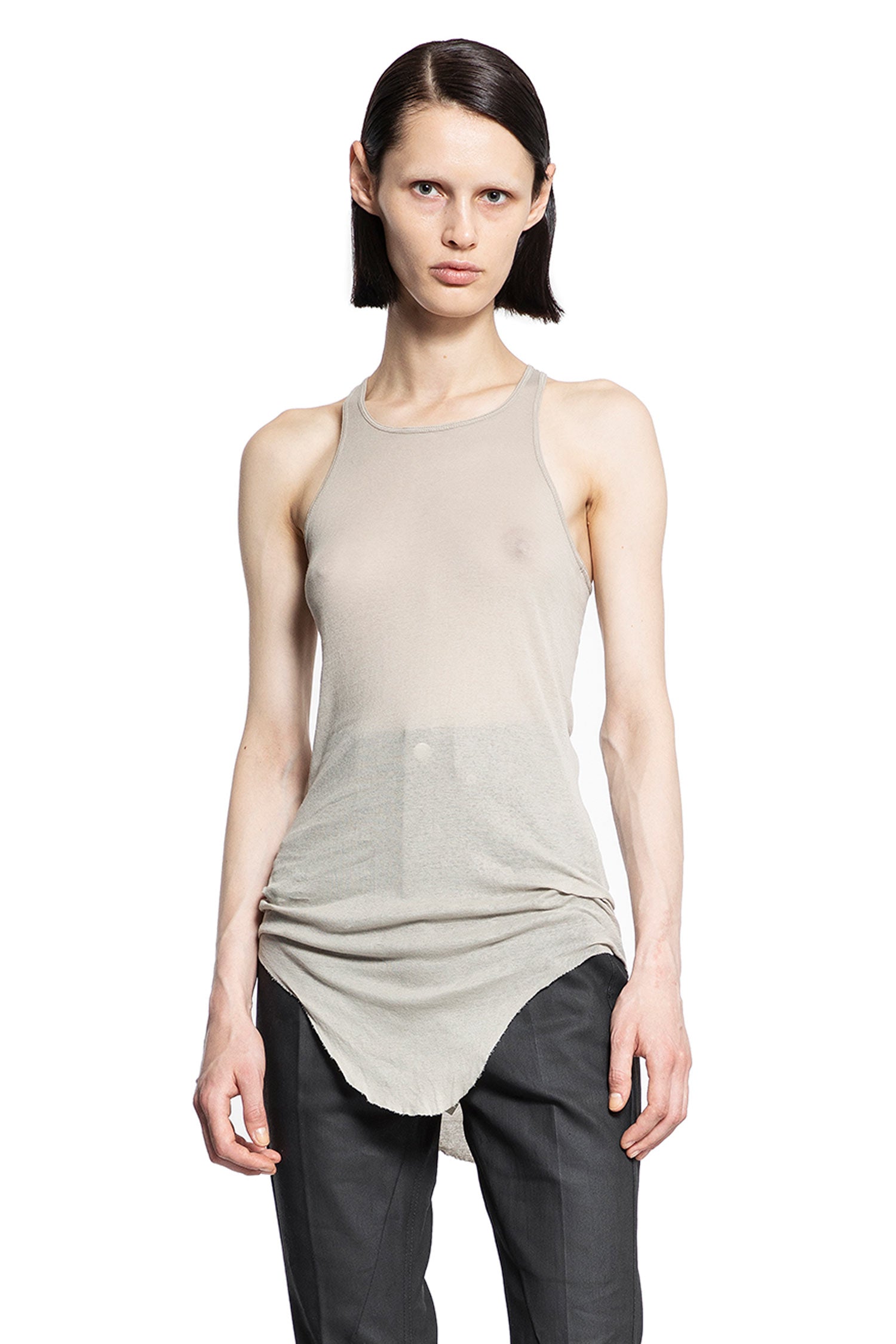 RICK OWENS WOMAN GREY TOPS