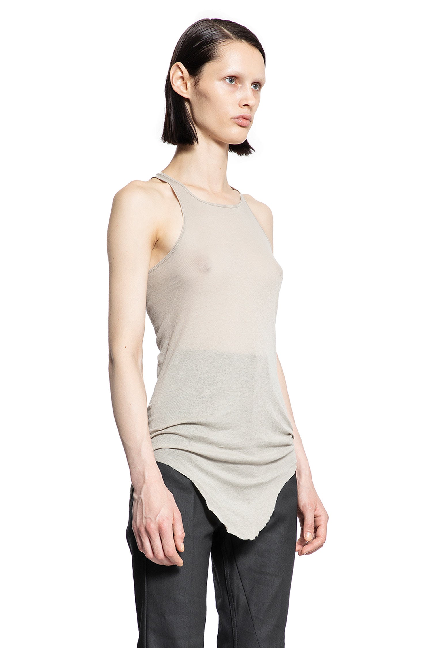 RICK OWENS WOMAN GREY TOPS