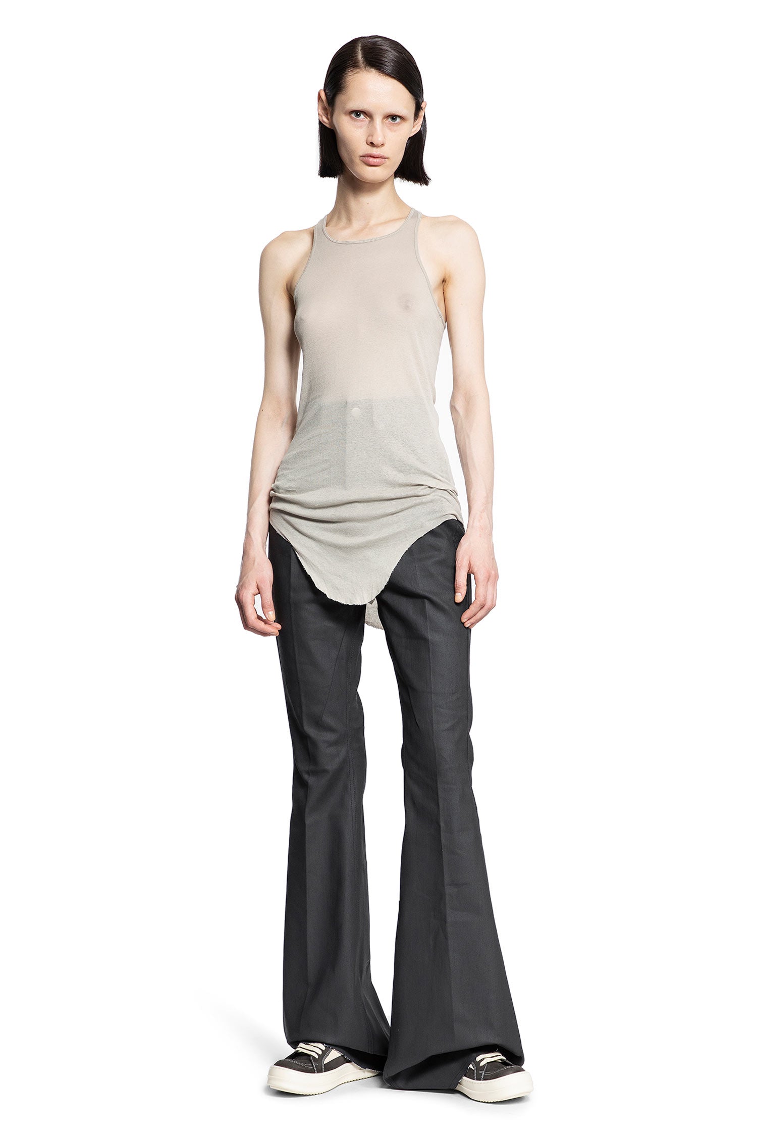 RICK OWENS WOMAN GREY TOPS