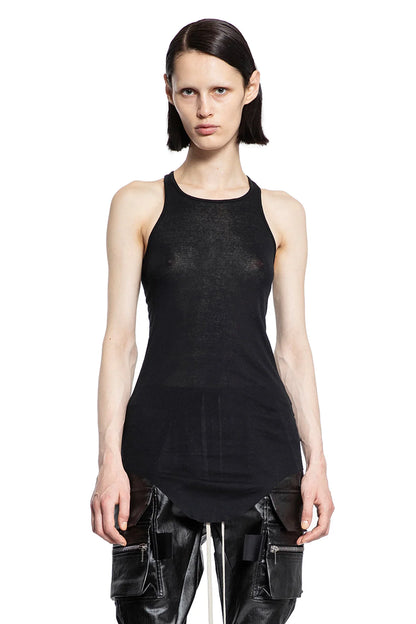 Antonioli RICK OWENS WOMAN BLACK T-SHIRTS & TANK TOPS