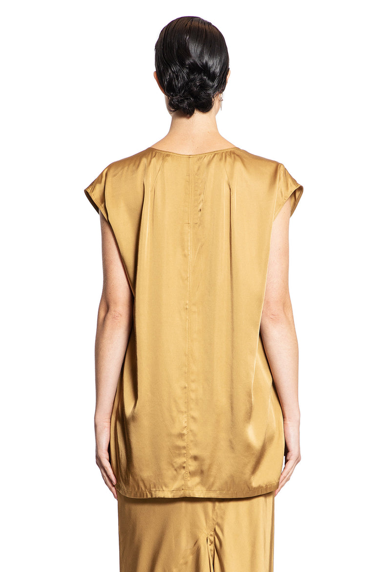 RICK OWENS WOMAN YELLOW TOPS