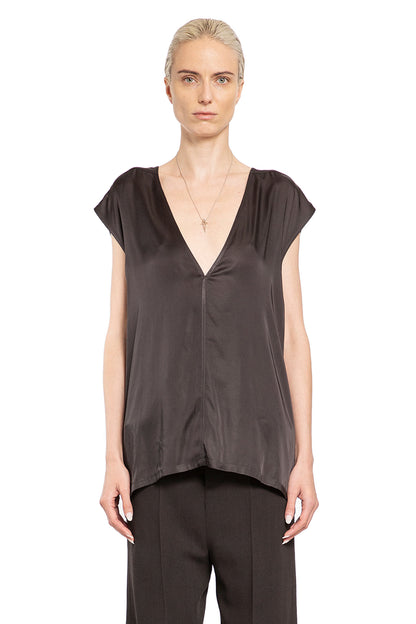 Antonioli RICK OWENS WOMAN GREY T-SHIRTS & TANK TOPS