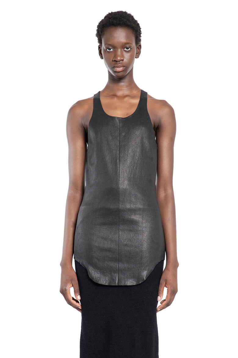 RICK OWENS WOMAN BLACK TOPS