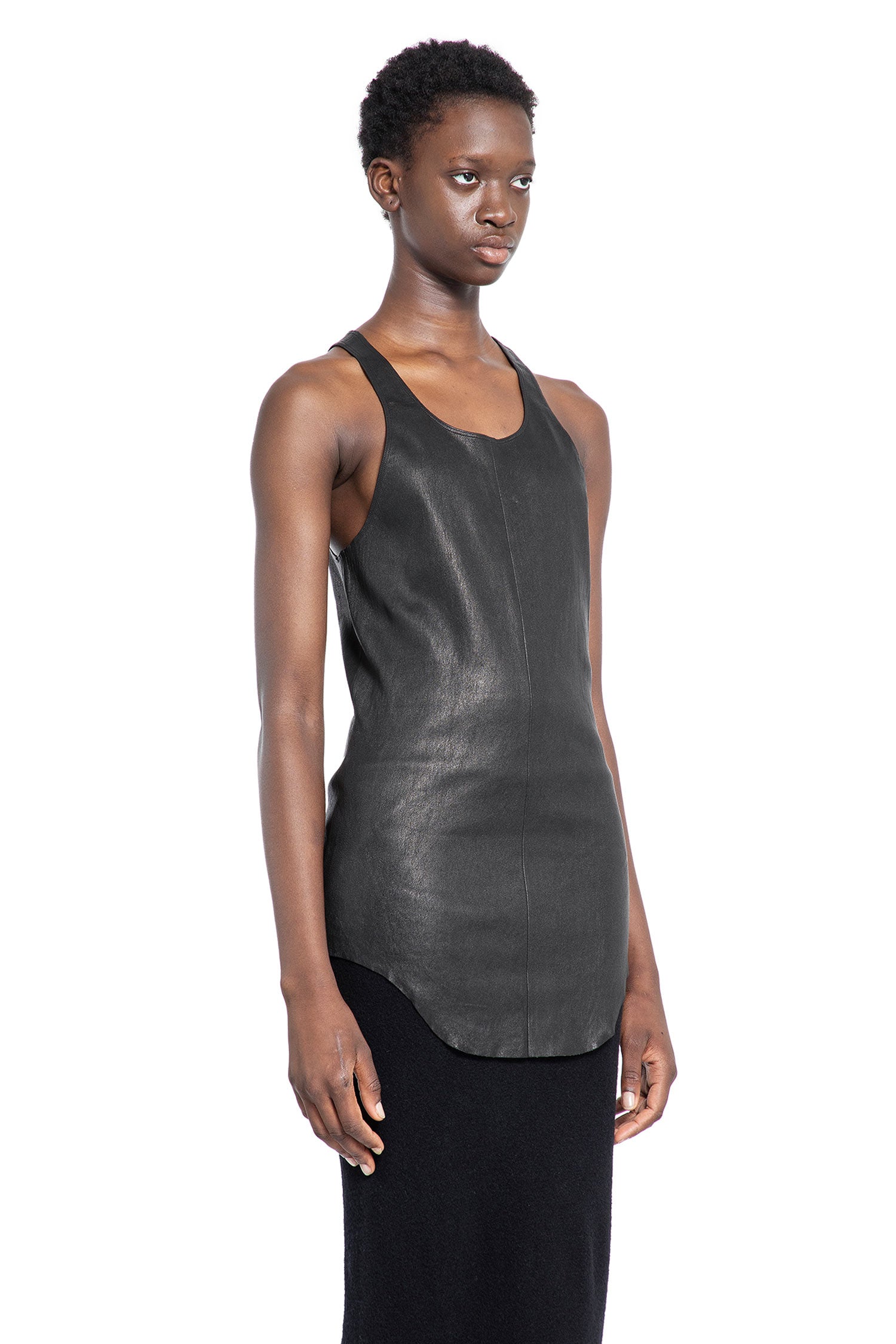 RICK OWENS WOMAN BLACK TOPS