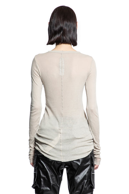Long sleeve tee in mini rib jersey