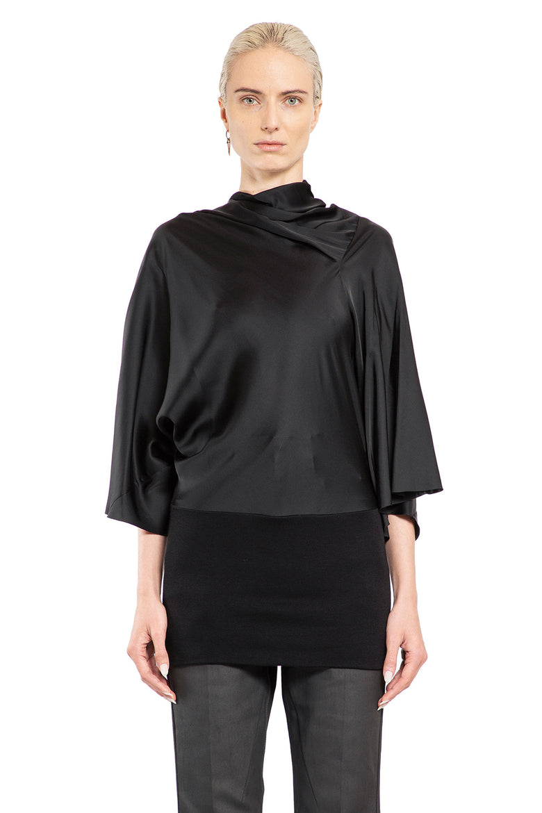 RICK OWENS WOMAN BLACK TOPS