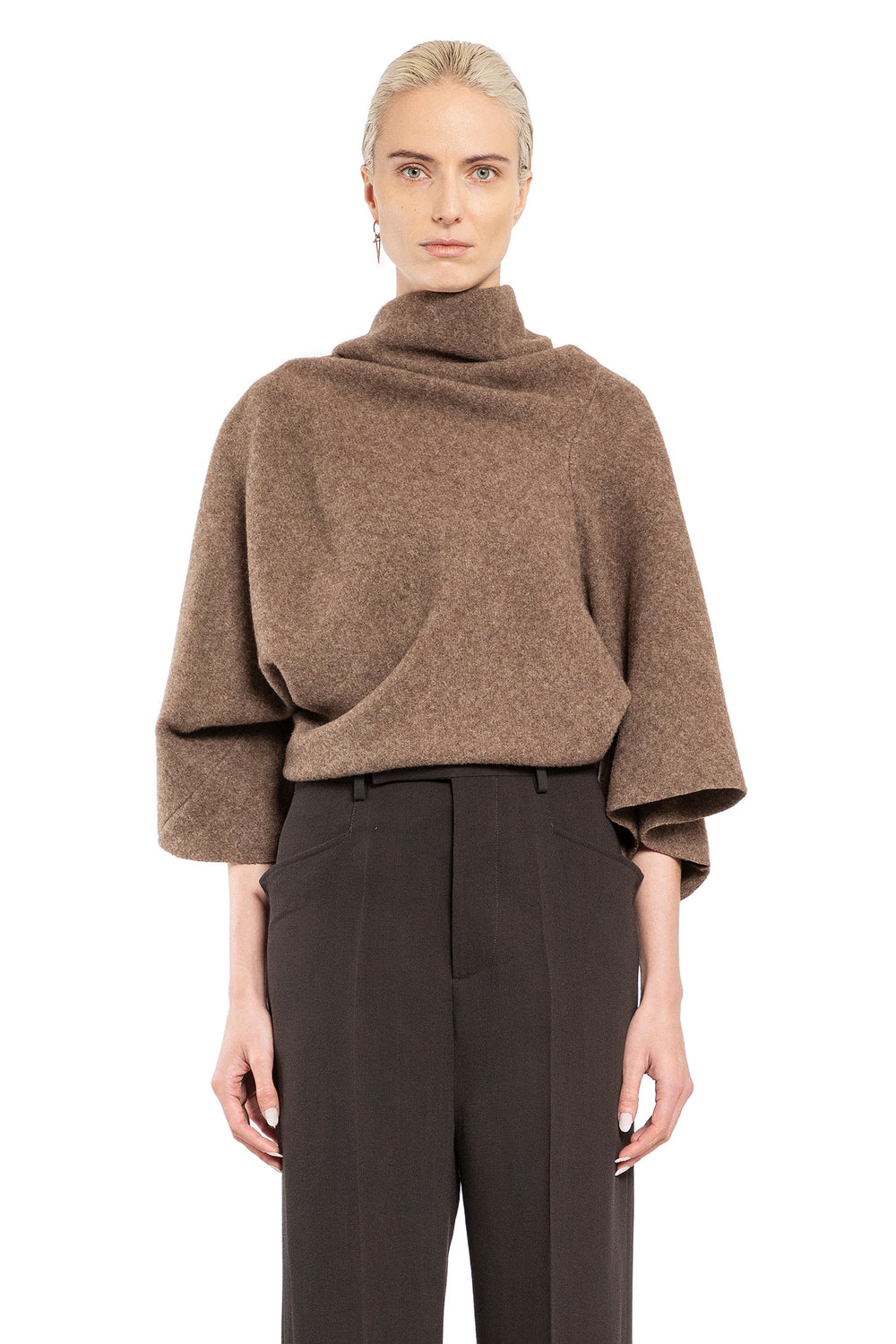 RICK OWENS WOMAN BROWN TOPS