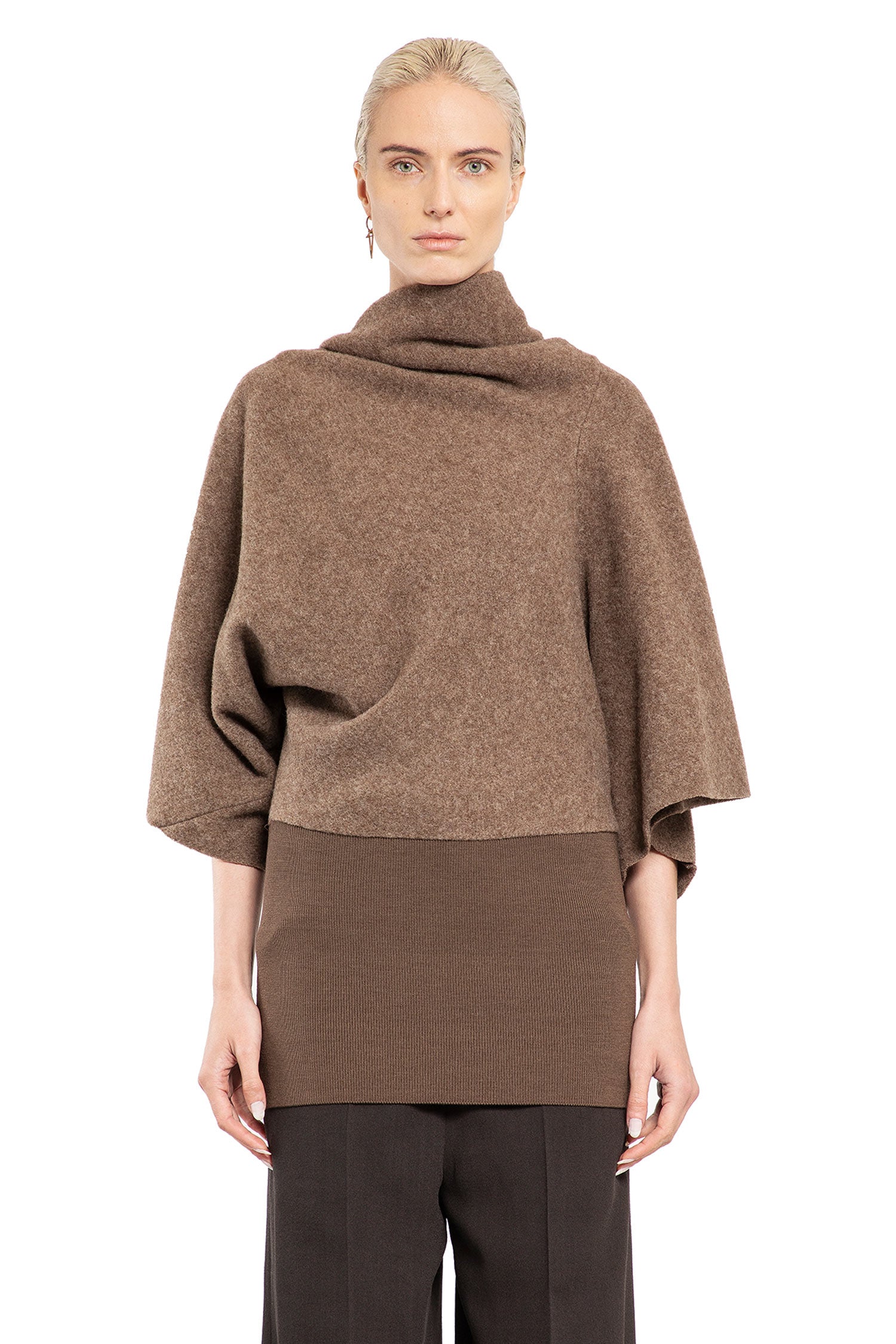 RICK OWENS WOMAN BROWN TOPS