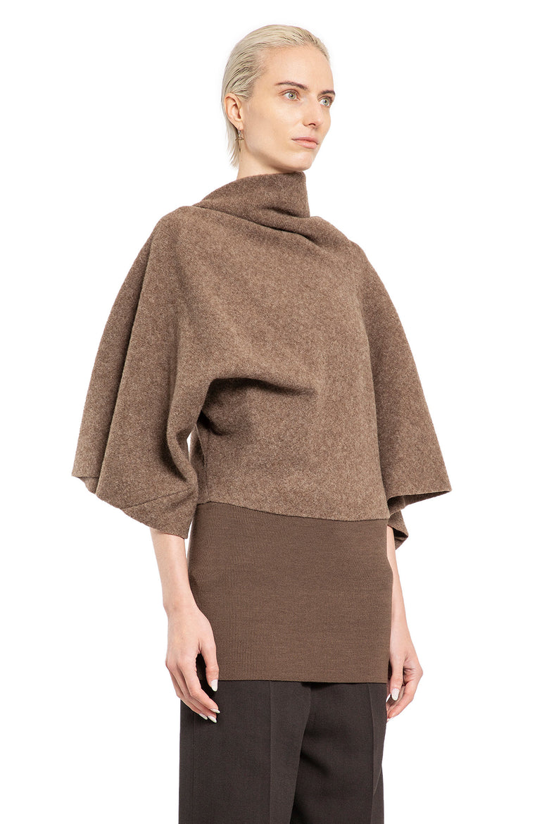 RICK OWENS WOMAN BROWN TOPS