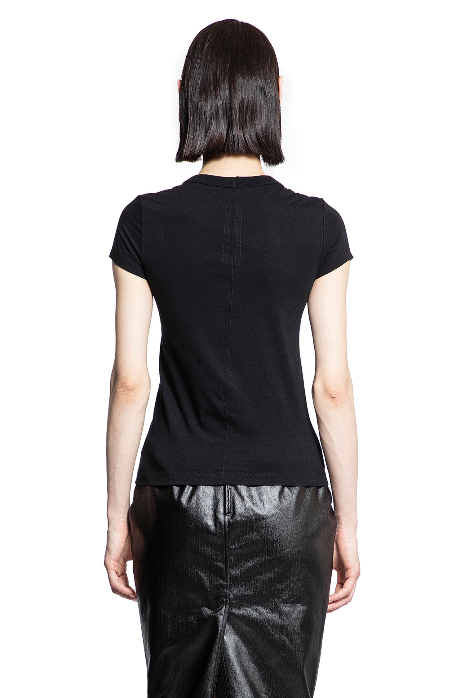 RICK OWENS WOMAN BLACK T-SHIRTS