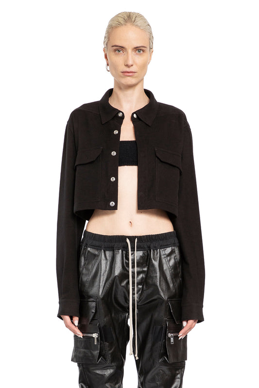 RICK OWENS WOMAN BLACK SHIRTS