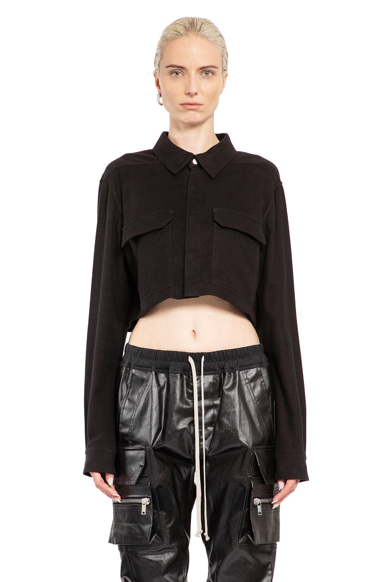 RICK OWENS WOMAN BLACK SHIRTS