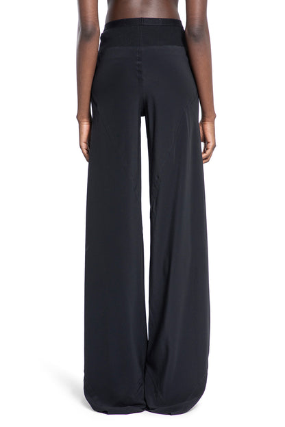 RICK OWENS WOMAN BLACK TROUSERS