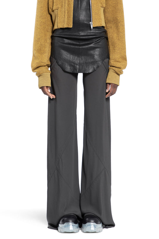 RICK OWENS WOMAN GREY TROUSERS