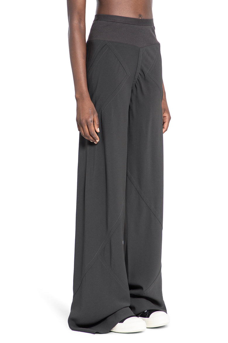 RICK OWENS WOMAN GREY TROUSERS