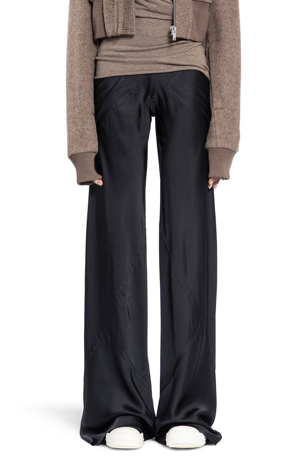 RICK OWENS WOMAN BLACK TROUSERS