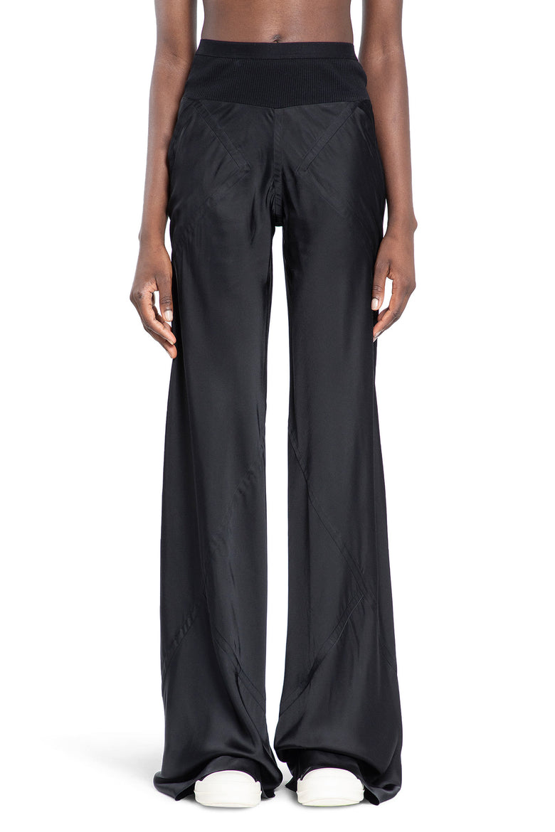 RICK OWENS WOMAN BLACK TROUSERS