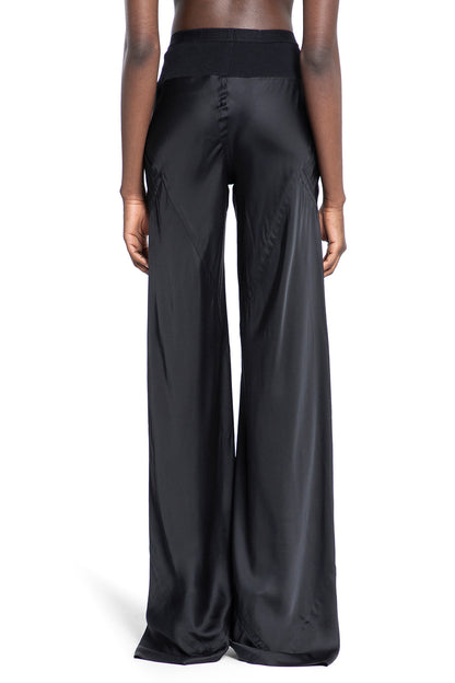 RICK OWENS WOMAN BLACK TROUSERS