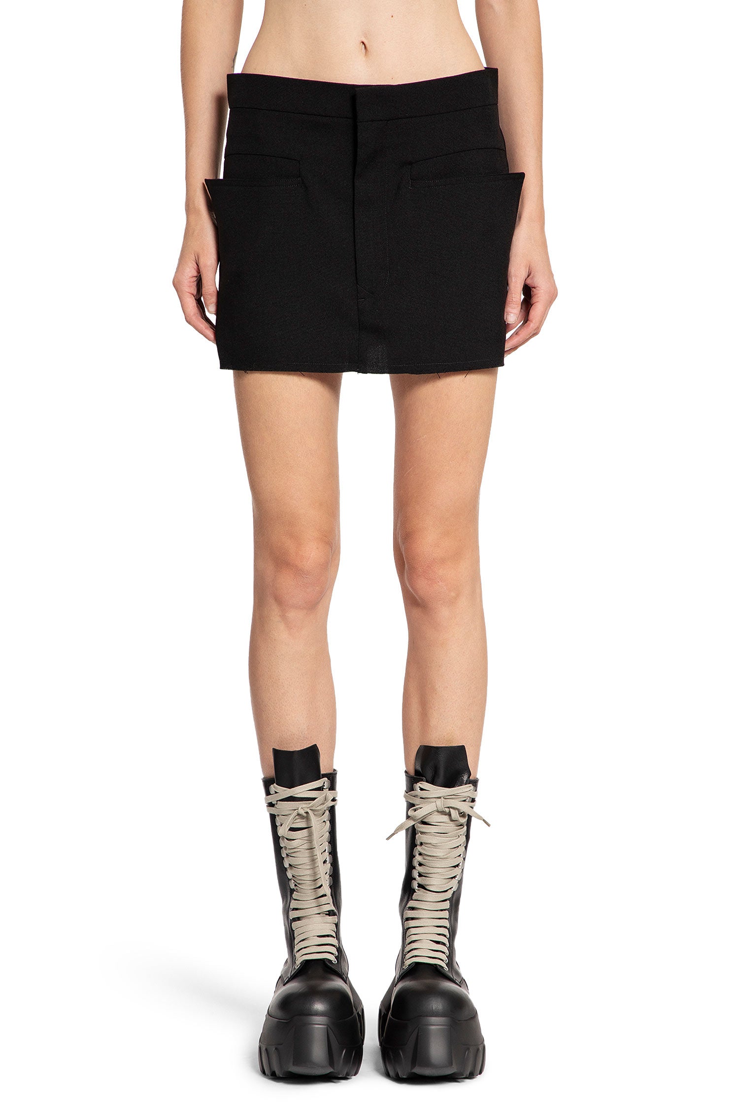 RICK OWENS WOMAN BLACK SKIRTS