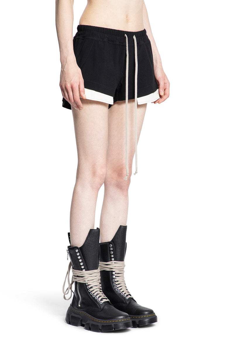 RICK OWENS WOMAN BLACK SHORTS