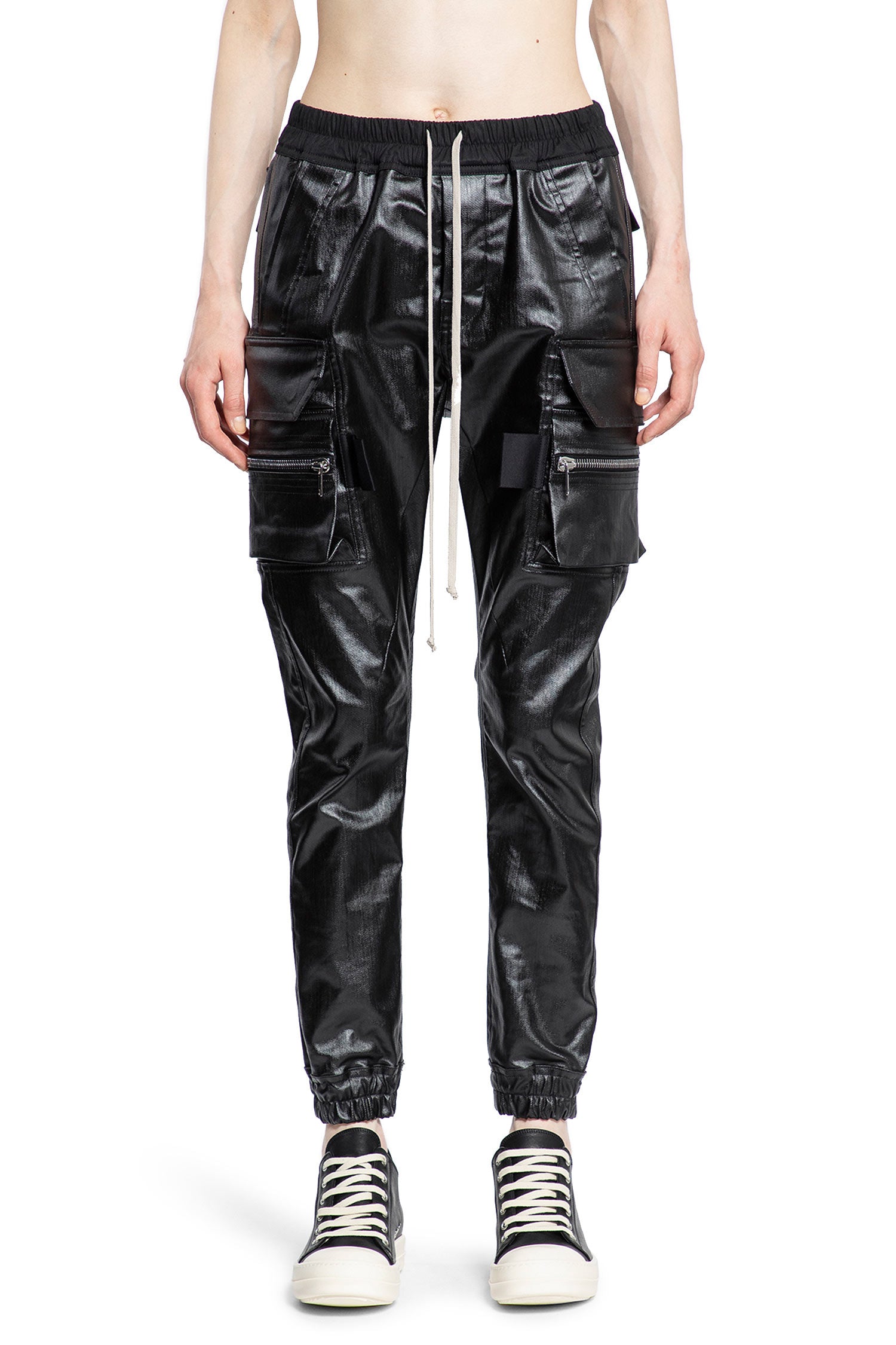 RICK OWENS WOMAN BLACK TROUSERS