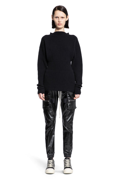 RICK OWENS WOMAN BLACK TROUSERS