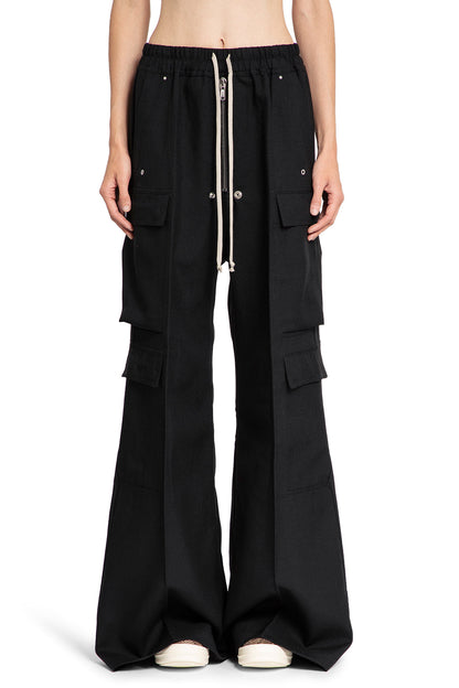 RICK OWENS WOMAN BLACK TROUSERS