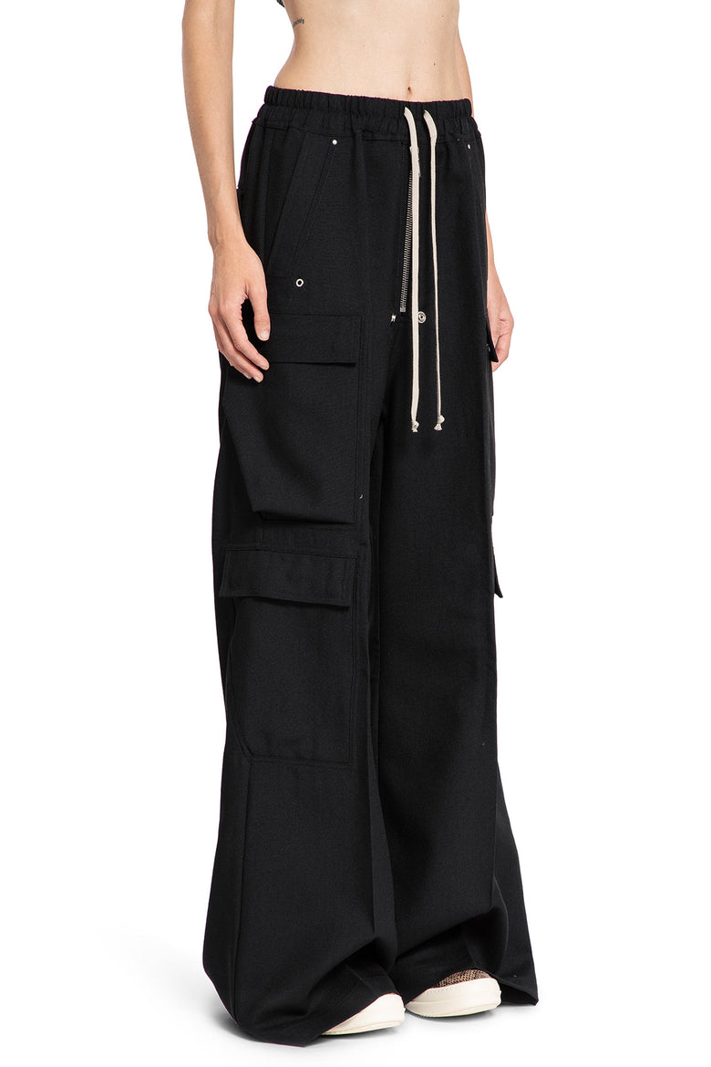 RICK OWENS WOMAN BLACK TROUSERS