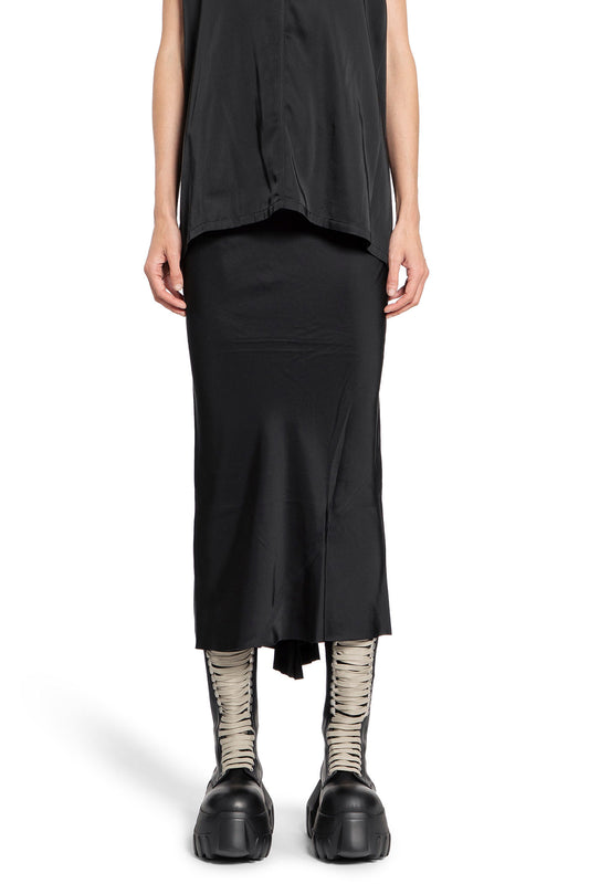 RICK OWENS WOMAN BLACK SKIRTS