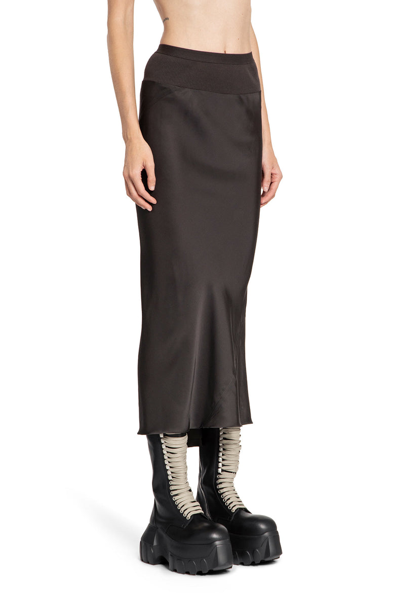 RICK OWENS WOMAN GREY SKIRTS