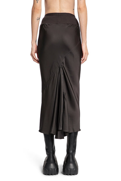 RICK OWENS WOMAN GREY SKIRTS