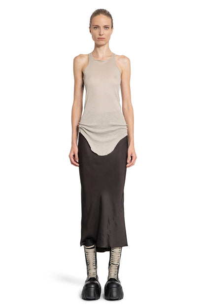 RICK OWENS WOMAN GREY SKIRTS