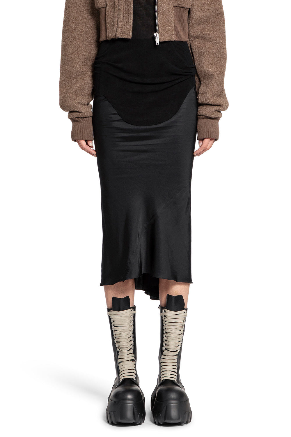 RICK OWENS WOMAN BLACK SKIRTS