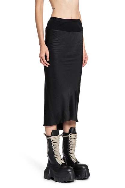 RICK OWENS WOMAN BLACK SKIRTS