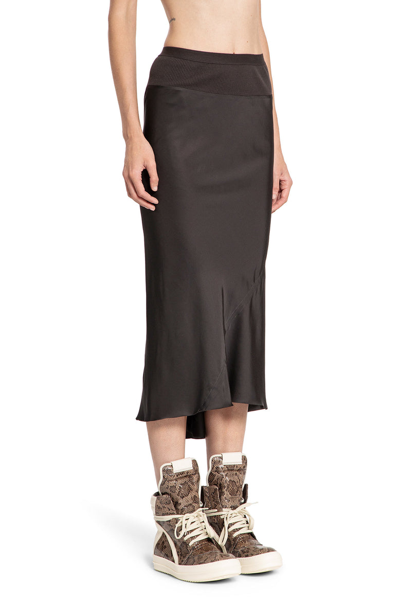 RICK OWENS WOMAN GREY SKIRTS