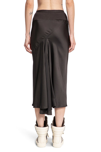 RICK OWENS WOMAN GREY SKIRTS