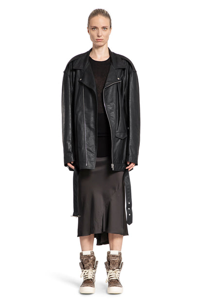 RICK OWENS WOMAN GREY SKIRTS