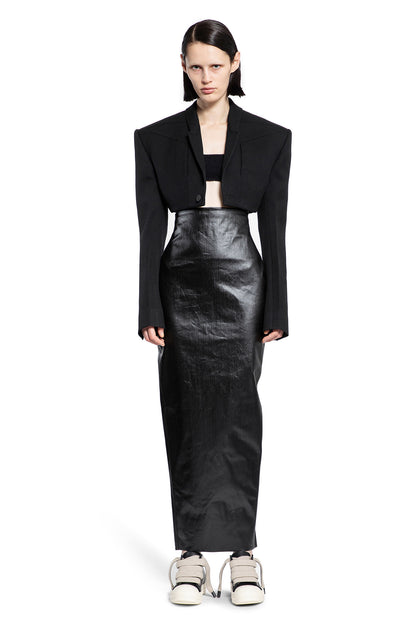 RICK OWENS WOMAN BLACK SKIRTS