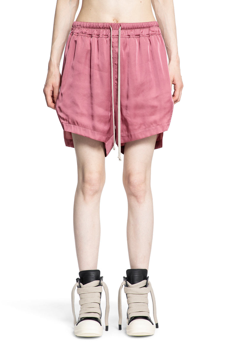 RICK OWENS WOMAN PINK SHORTS