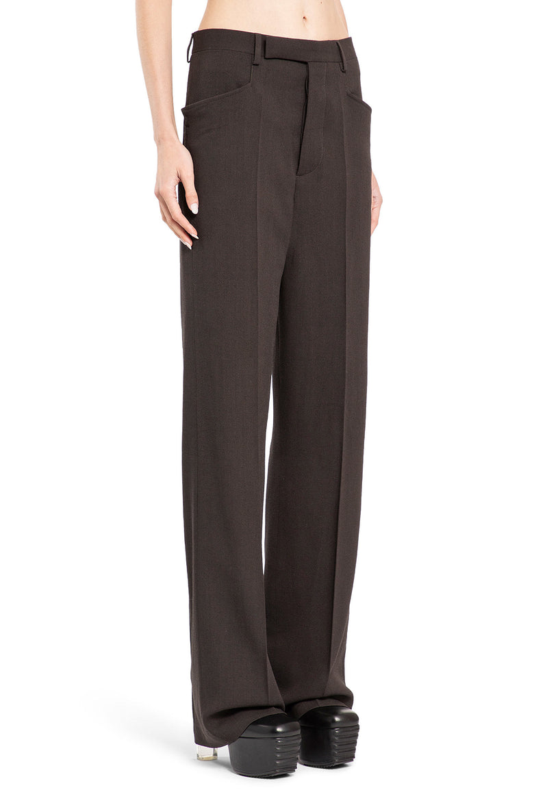 RICK OWENS WOMAN GREY TROUSERS